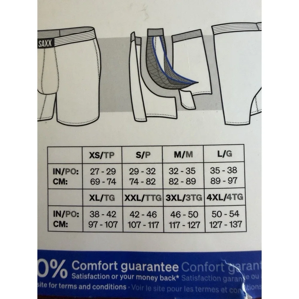 SAXX Daytripper Everyday Boxer Briefs Men XXL Relaxed Fit 5